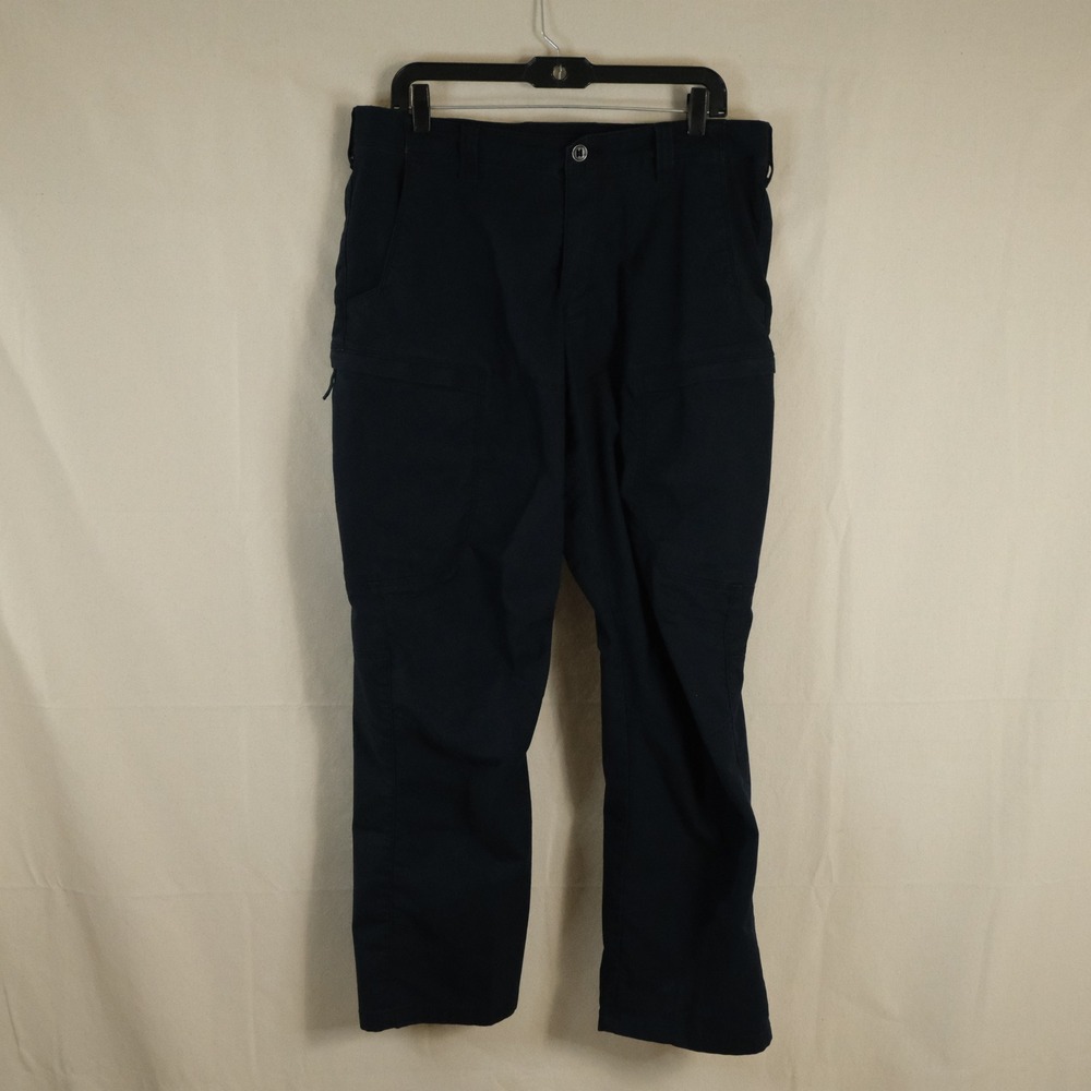 5.11 Tactical 36x30 Straight Cargo Pants Black Utility PolyCotton Blend Mens